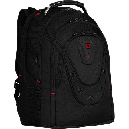 Wenger IBEX Rygsæk 17" - Slidstærk Polyester Balistik, Sort - Optimal Beskyttelse og Stil!
